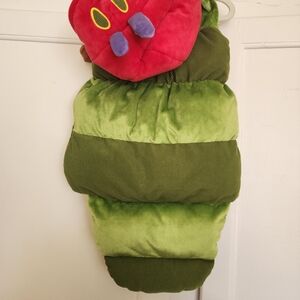Pottery Barn Kids Green and Red Caterpillar Costume